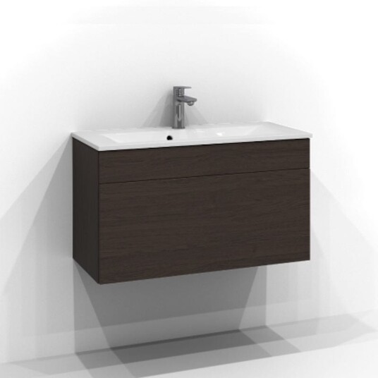 Svedbergs Poem Plan Servantskap Slim D35 med 1 Skuff Brun ask / 80cm Push Open SV-3358151-P Svedbergs Poem Plan Servantskap Slim D35 med 1 Skuff Brun ask / 80cm Push Open SV-3358151-P