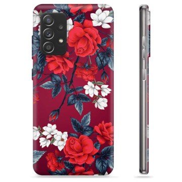 Samsung Galaxy A52 5G, Galaxy A52s TPU-deksel Vintage Blomster