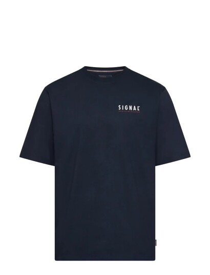 SIGNAL Fabsi Backprint Tee Navy M SIGNAL Fabsi Backprint Tee Navy M