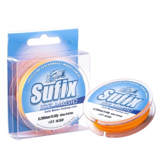 Sufix Ice Magic Neon Yellow/Orange 50m 0,155mm 2,2kg Sufix Ice Magic Neon Yellow/Orange 50m 0,155mm 2,2kg