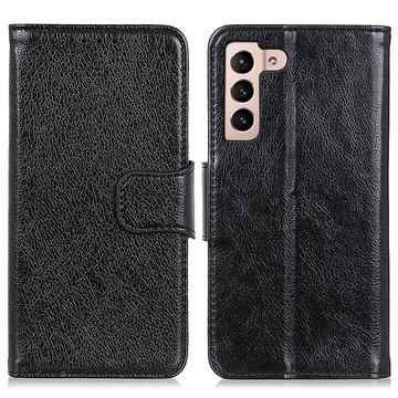 Samsung Galaxy S22 5G Elegant Series Lommebok-deksel Svart