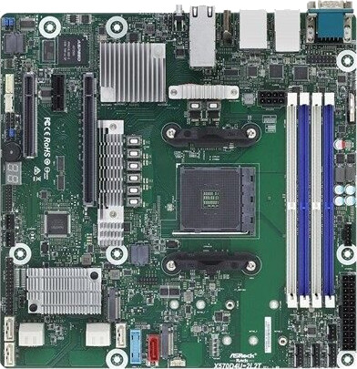 ASRock Rack - AMD X570 - AMD AM4 socket - DDR4 RAM - Micro-ATX