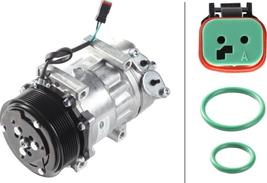 AC-kompressor HELLA 8FK 366 203-411 AC-kompressor HELLA 8FK 366 203-411