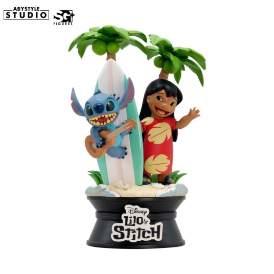 DISNEY Figurine  Lilo & Stitch Surfboard