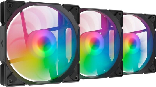 SilentiumPC Stella HP 120 ARGB Viftekit 120mm 2300 RPM