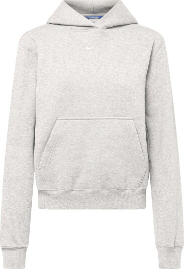 Nike W Nk Stdo Flc Mw Std Po Hdy DK GREY HEATHER/SAIL XL