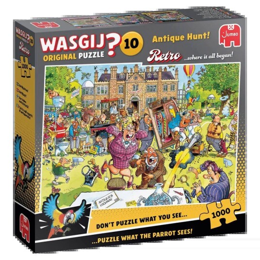 Wasgij Retro Original 10 Puslespill 1000 Brikker Skattejakt I Antikviteter Wasgij Retro Original 10 Puslespill 1000 Brikker Skattejakt I Antikviteter