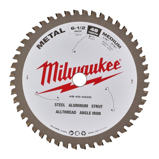 Milwaukee 160 mm 48T Sagklinge for Elektroverktøy