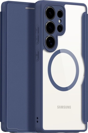 Dux Ducis Skin X Pro Deksel for Samsung Galaxy S25 Ultra Med MagSafe og kortholder Blå Dux Ducis Skin X Pro Deksel for Samsung Galaxy S25 Ultra Med MagSafe og kortholder Blå