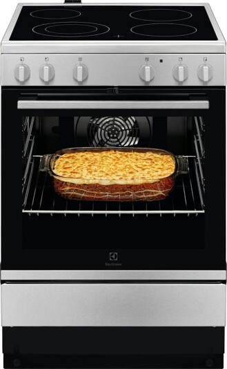 Electrolux 500-serien LKR64004NX 73L Keramisk Komfyr med Platetopp