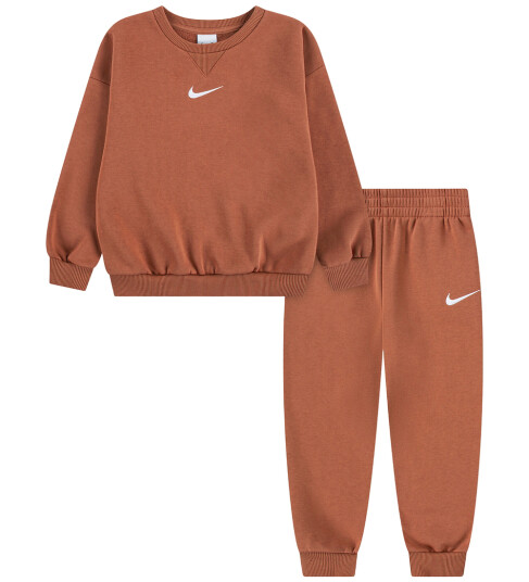 Nike Joggedress Crew Mineral Leire 4 år 104 Joggedress Brun