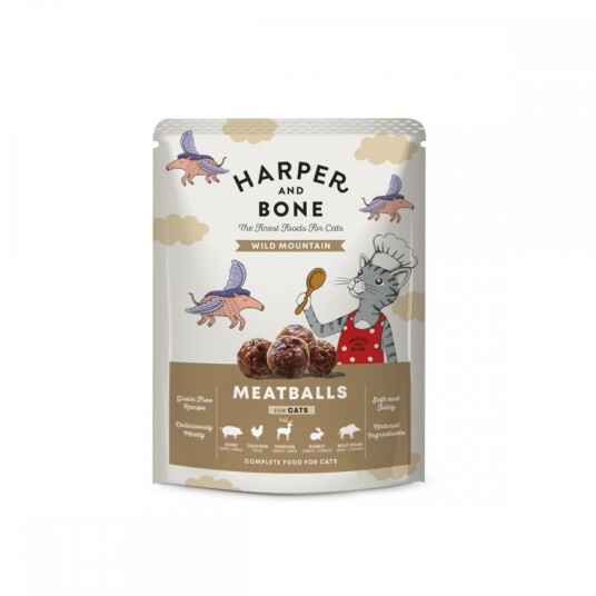 Harper And Bone Cat Pouch Adult Wild Mountain