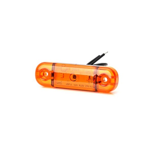 Varsellys Strands Side Marker Slim 3 LED   12/24V / 84 mm Oransje