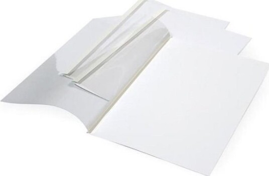 Staples Prestige Termobindingsdeksler 9Mm Hvit 10/P
