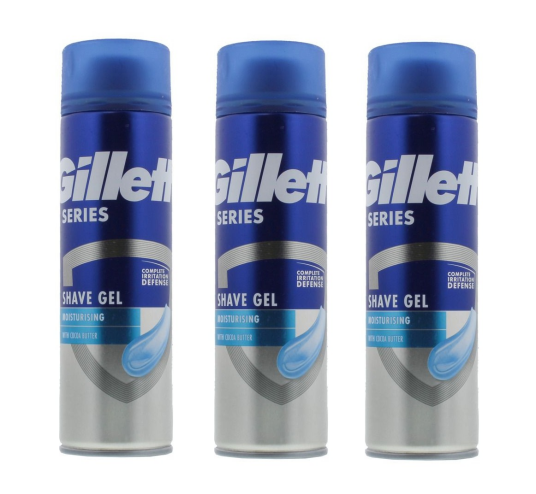 Gillette 3 x Shave Gel Moisturizing Gillette 3 x Shave Gel Moisturizing