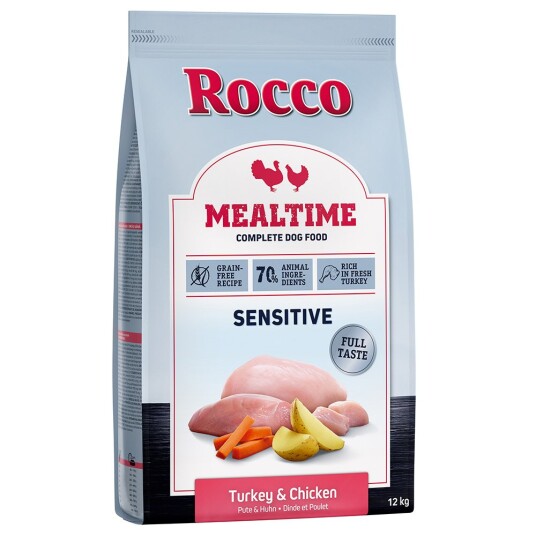 Rocco Mealtime Tørrfôr Sensitive Kalkun 12 kg