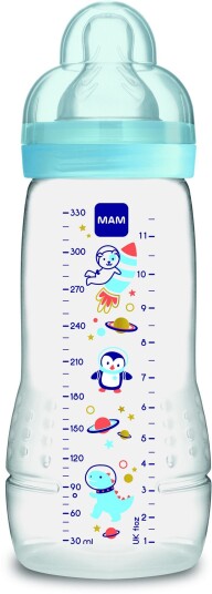 MAM Easy Active Tåteflaske 330 Blå