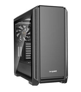 be quiet! Silent Base 601 TG - Black&Silver - Kabinett - Miditower - Sølv be quiet! Silent Base 601 TG - Black&Silver - Kabinett - Miditower - Sølv