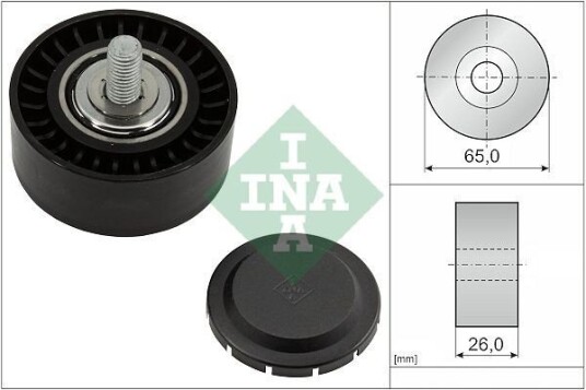 Løpehjul, vifterem INA 532 1113 10