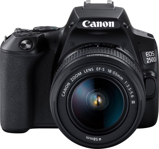 Canon EOS 250D DSLR-kamera + EF-S 18-55 mm III objektiv Canon EOS 250D DSLR-kamera + EF-S 18-55 mm III objektiv