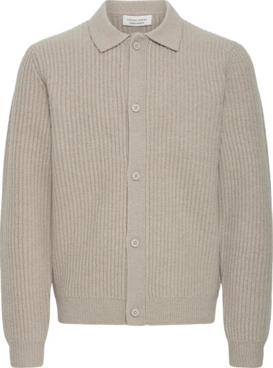 Casual Friday Cfalek 0335 Cardigan i Pure Cashmere for Herre - M