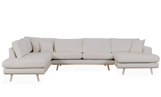 Soffadirekt STOCKHOLM PREMIUM U Sofa Venstre Beige