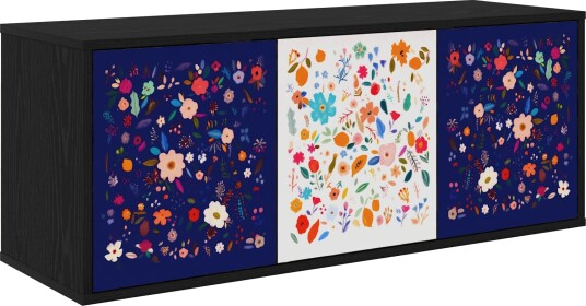 vidaXL Vegghengt TV skap MAINZ 102 x 33 x 40 cm Svart eik