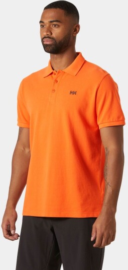 Helly Hansen Herre Transat Bomull Korte Ermer Polo Skjorte Oransje 2XL Helly Hansen Herre Transat Bomull Korte Ermer Polo Skjorte Oransje 2XL