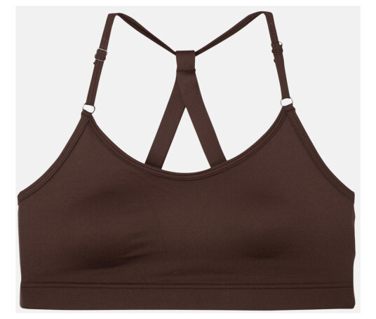 Casall Strappy Sports Bra Powerful Brown Xs Sport-Bh Casall Strappy Sports Bra Powerful Brown Xs Sport-Bh