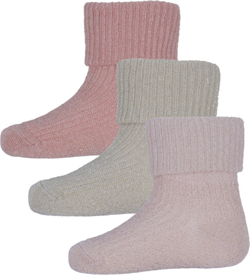 MP Sokker Bambus 3 pack Ida Dew m. Glitter MP 22/24 Sokker Beige Rosa MP Sokker Bambus 3 pack Ida Dew m. Glitter MP 22/24 Sokker Beige Rosa