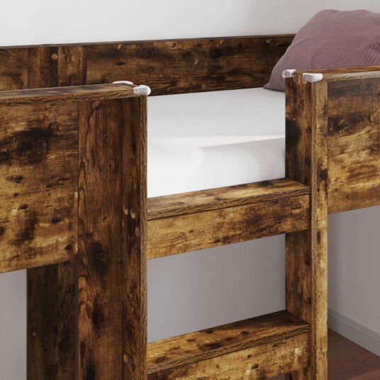  Køyeseng for Barn Røkt eik 100 x 200 cm Konstruert tre