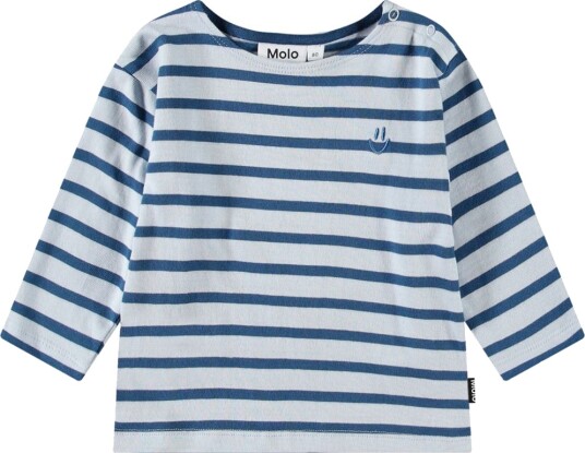Molo Genser Edarko Lagoa Stripe Molo 2 år (92) Genser Blå