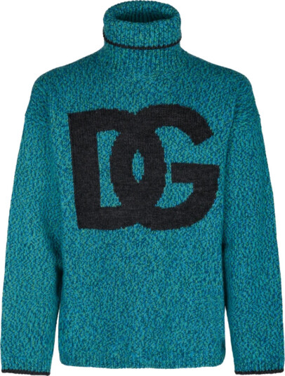 Dolce & Gabbana Herre Strikkevarer Grønn L,