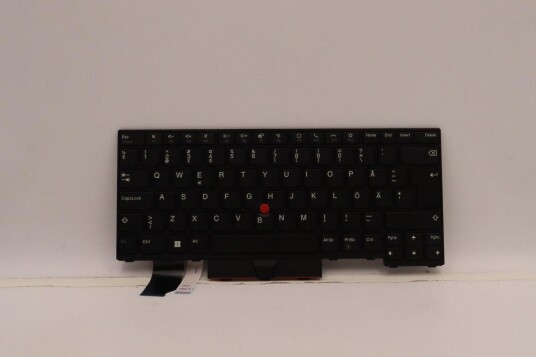 Lenovo Lite-On - erstatningstastatur for bærbar PC - med Trackpoint, UltraNav - QWERTY - Svensk/finsk - svart