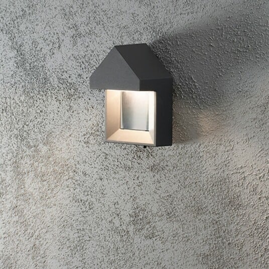 Konstsmide Cosenza vegglampe 1x5W High Power LED grå. 7958-370
