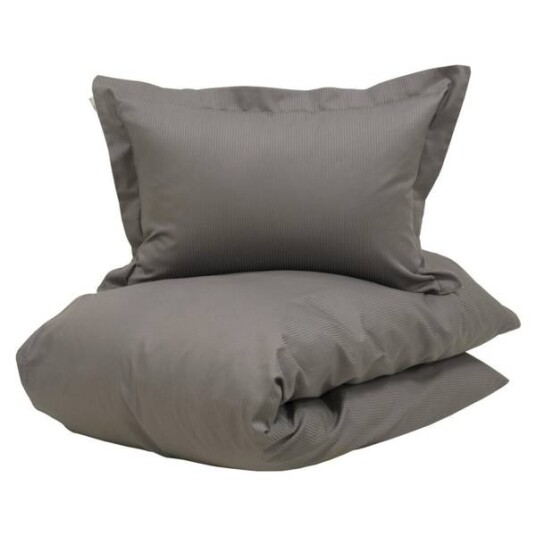 Turiform Turistripa Sengesett 100% Økologisk Bomull Koksgrå Flere Størrelser-140 cm x 200 1778659-03-591 1778659-02-36