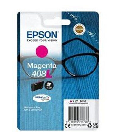 Epson 408L - magenta - original - ink cartridge - Blekkpatron Rød Epson 408L - magenta - original - ink cartridge - Blekkpatron Rød