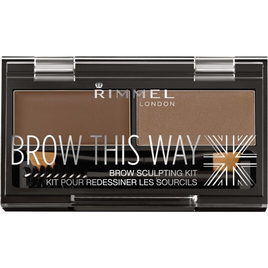 Rimmel Brow This Way Eyebrow Powder Kit  002 Medium Brown