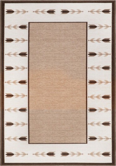 Tulpan Flatvevd Matte 160x230 cm - Natur