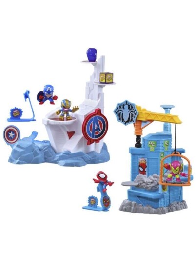 Hasbro Marvel Stunt Squad Figure and Feature Playset Assorted