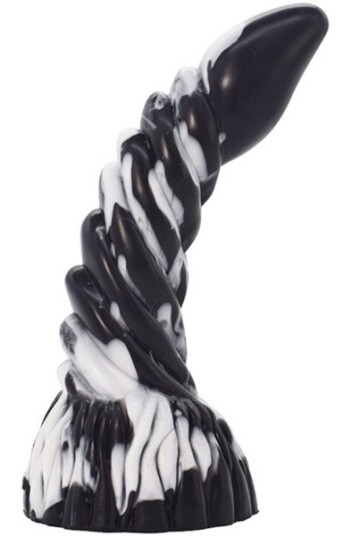 Arkan Dildo Black-White 20 cm