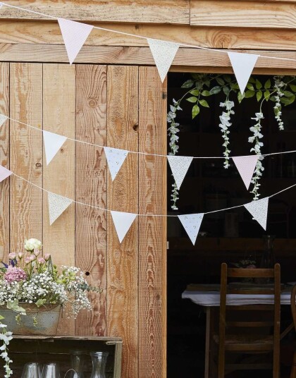 Ginger Ray 10 Meter Banner med Blomstrete Vimpel Flagg