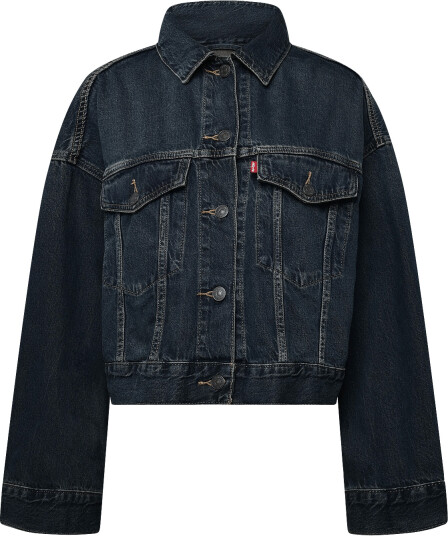 Levi"s® Loose Crop Trucker High Vibrat Navy S