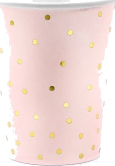 Partydeco Kpp50 081J Eu1 260 Ml Papir Rosa 75 Mm 75 Mm 125 Mm