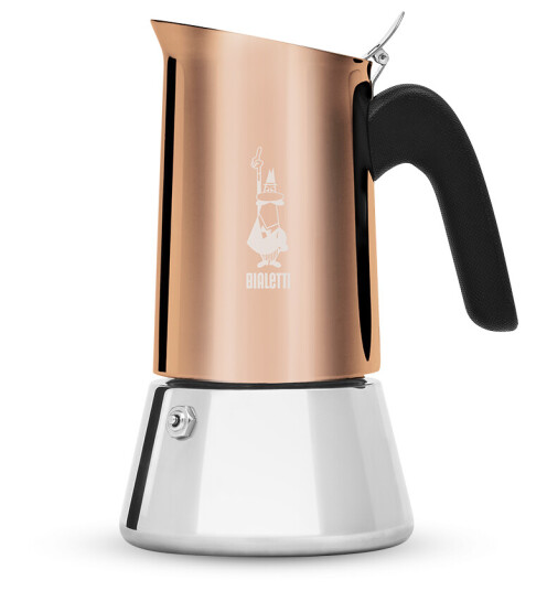 Bialetti Venus Espresso Pot Induction - 4 cup , Copper