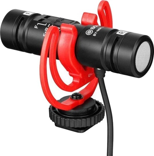 Boya BY-MM1 Pro Supercardioid Kameramikrofon Svart til Vlogging og Intervjuer