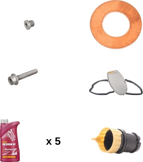 Sett til oljeskift, automatisk girkasse RIDEX 4921O0095