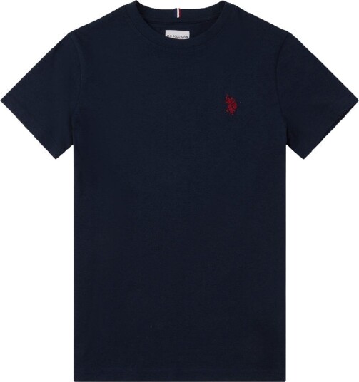 Us Polo Kids Dhm Tshirt Dark Sapphire Navy / Haute Red 8-9 T-Shirts Us Polo Kids Dhm Tshirt Dark Sapphire Navy / Haute Red 8-9 T-Shirts