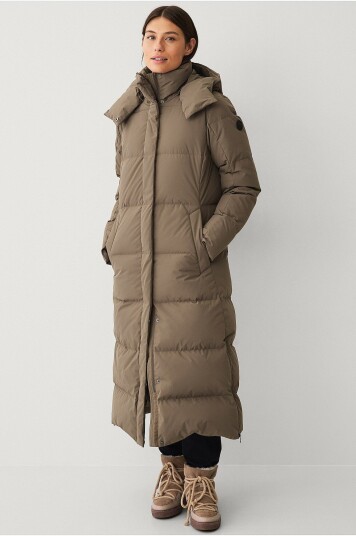 Áhkká Dunfrakk Down Coat Parka W Brun Áhkká Dunfrakk Down Coat Parka W Brun