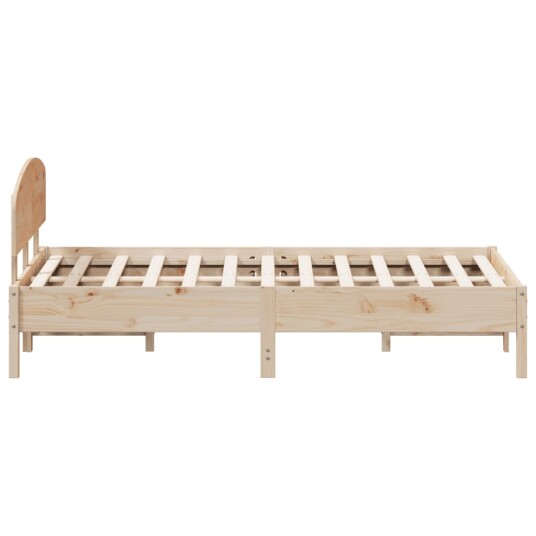 Sengeramme med hodegavl 120x200 cm heltre furu 8721012243224